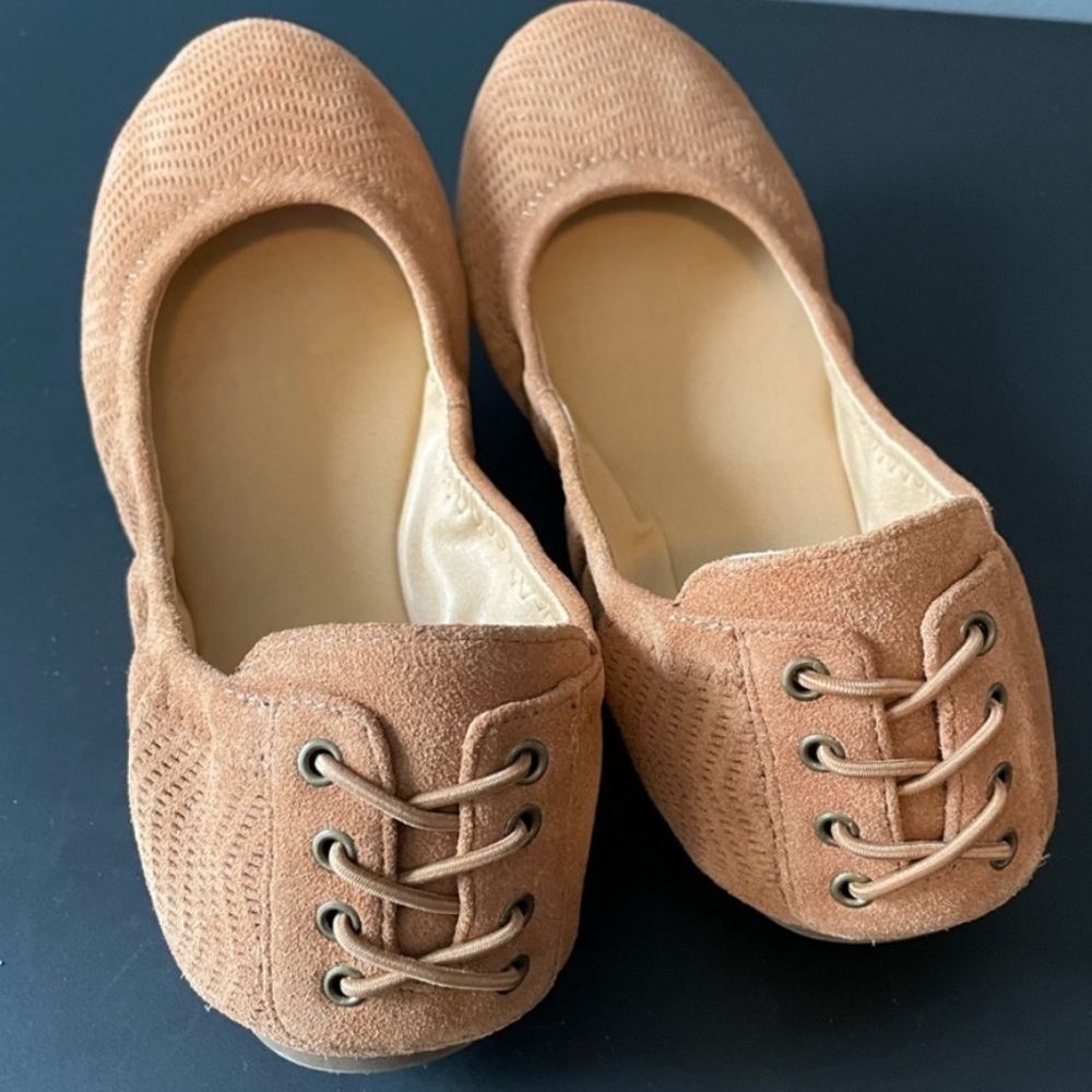 Brown Women's Lucky Brand Echo Ballet Flats - Picture 3 of 4